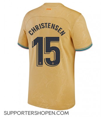Barcelona Andreas Christensen #15 Borta Matchtröja 2022-23 Kortärmad